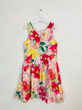 Load image into Gallery viewer, Ralph Lauren Kid’s Floral Aline Dress | 7 years | Pink