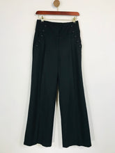 Load image into Gallery viewer, Oasis Women's High Waist Wide Leg Culottes Trousers | UK10 | Black