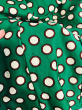 Load image into Gallery viewer, Toast Women's Polka Dot One Piece Swimming Costume Sports Top | UK10 | Green