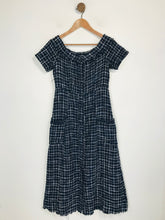 Load image into Gallery viewer, Zara Women's Off Shoulder Woven Midi Dress | S UK8 | Blue