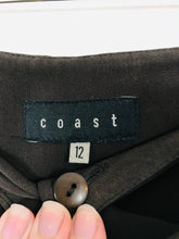 Load image into Gallery viewer, Coast Womens Wide Leg Tie Wrap Trousers | UK12 | Brown