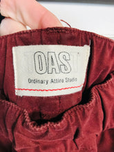 Load image into Gallery viewer, Toast Women's Cotton High Waist Casual Trousers | UK10 | Red