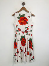 Load image into Gallery viewer, Wallis 1923 Women's Floral A-Line Dress | UK8 | White