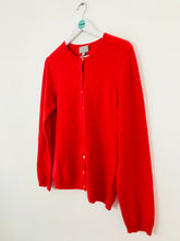 Load image into Gallery viewer, Pure Collection Women’s Cashmere Knit Cardigan | UK14 | Red