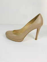 Load image into Gallery viewer, LK Bennett Women's Leather Court Heels | EU38 UK5 | Beige