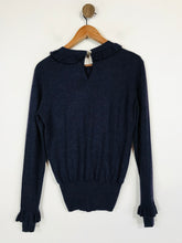 Load image into Gallery viewer, Luella Women's Cashmere Ruffle Jumper | UK10 | Purple