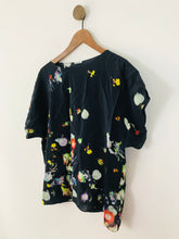 Load image into Gallery viewer, Cacharel Women's Silk Floral Blouse  | 42 UK14 | Multicolour
