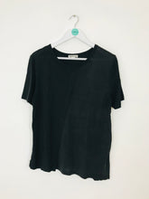 Load image into Gallery viewer, Whistles Women’s Asymmetric Oversized T-shirt | UK14 | Black