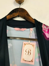 Load image into Gallery viewer, B by Ted Baker Women's Floral Satin Dressing Gown NWT | UK8-10 | Black