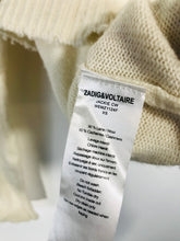Load image into Gallery viewer, Zadig & Voltaire Women's Wool Distressed Jumper | XS UK6-8 | Beige