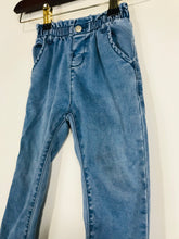 Load image into Gallery viewer, Zara Kids Kid's Faux Denim Casual Trousers | 18-24 Months | Blue
