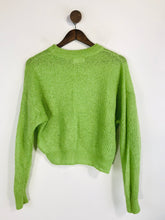Load image into Gallery viewer, Wood Wood Women's Crop Mohair Jumper | XS UK6-8 | Green