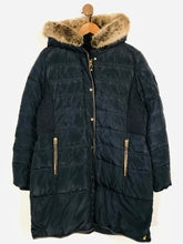 Load image into Gallery viewer, Joules Women's Long Down Parka Jacket | UK18 | Blue