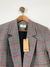 Load image into Gallery viewer, Hush Women’s Checked Blazer NWT | UK12 | Grey