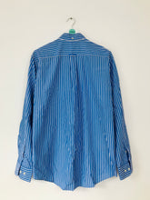 Load image into Gallery viewer, Gant Men’s Striped Button Down Shirt | L | Blue