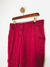 Load image into Gallery viewer, J. Crew Women's Cotton Slim Casual Trousers | UK8 | Red