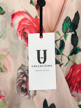 Load image into Gallery viewer, Forever Unique Women's Floral Ruffle Wrap Dress NWT | UK10 | Pink