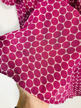 Load image into Gallery viewer, Boden Women's Polka Dot Short Sleeve Blouse Button-Up Shirt | UK10 | Purple