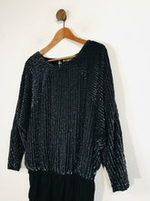 Load image into Gallery viewer, Biba Women's Sequin Bodysuit Blouse NWT | UK18 | Black