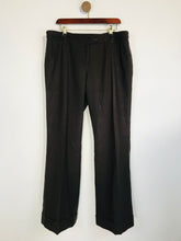 Load image into Gallery viewer, Boden Women's High Waist Wide Leg Smart Trousers | UK16 | Brown