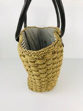 Load image into Gallery viewer, J.Crew Women's Straw Basket Tote Bag | OS | Brown