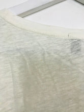 Load image into Gallery viewer, J Crew Women’s Short Sleeve Stripe T-shirt | UK14 | White and Blue