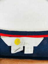 Load image into Gallery viewer, Boden Women's Polka Dot Long Sleeve T-Shirt | UK12 | Blue