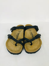 Load image into Gallery viewer, Birkenstock Women’s Leather Sandals | 38 UK5 | Black and Brown