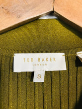 Load image into Gallery viewer, Ted Baker Women's Knit Ribbed Bodycon Dress | S UK8 | Green