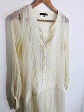 Load image into Gallery viewer, Maje Women's Silk Shift Dress | EU38 UK10 | White