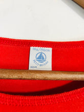 Load image into Gallery viewer, Petit Bateau Women's T-Shirt | 14a | Red