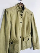Load image into Gallery viewer, Zara Women's Cotton Military Jacket | XL UK16 | Beige
