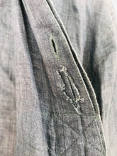 Load image into Gallery viewer, Armani Jeans Men's Linen Button-Up Shirt | L | Blue