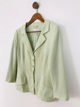 Load image into Gallery viewer, Paddy Campbell Women's Wool Smart Blazer Jacket | UK14 | Green