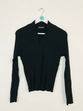 Load image into Gallery viewer, Diktons Women’s Fitted Rib Jumper | UK 16-18 XL | Black