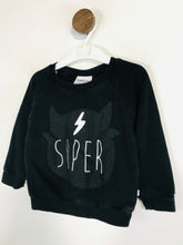 Load image into Gallery viewer, Tobias & The Bear Kid's Cotton Jumper | 12-18 months | Black