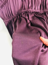 Load image into Gallery viewer, Tory Burch Women's Silk Ruffle Midi Dress | M UK10-12 | Purple