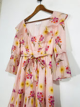Load image into Gallery viewer, Borgo De Nor Women's Floral Ruffle A-Line Dress | UK12 | Multicoloured