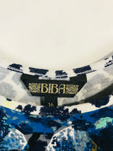 Load image into Gallery viewer, Biba Women's Floral Leopard Print Maxi Dress | UK16 | Multicoloured