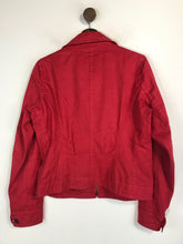 Load image into Gallery viewer, Thomas Burberry Women's Cotton Zip Overcoat Coat | XL UK16 | Red