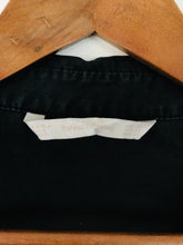 Load image into Gallery viewer, Zara Women’s Oversized V-Neck Shirt Blouse | XS UK6-8 | Black Grey
