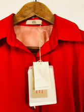Load image into Gallery viewer, Orla Kiely Women's Long Sleeve A-Line Shirt Dress NWT | UK6 | Red