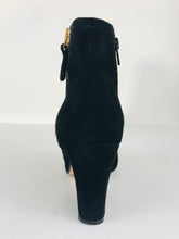 Load image into Gallery viewer, Dune Women's Ankle Heeled Boots | EU37 UK4 | Black