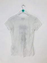 Load image into Gallery viewer, Converse All Star Women’s Short Sleeve V-neck T-shirt | UK8-10 | Whire