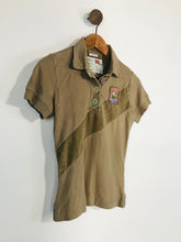 Load image into Gallery viewer, Joules Women's Cotton Striped Polo Shirt | UK10 | Brown