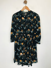 Load image into Gallery viewer, Thakoon Addition Women's Silk Floral Shirt Dress | 4 | Black