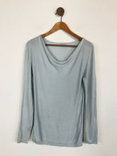 Load image into Gallery viewer, Jigsaw Women's Long Sleeve T-Shirt | S UK8 | Blue