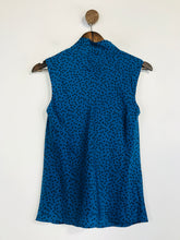 Load image into Gallery viewer, Hobbs Women's Polka Dot Cowl Neck Tank Top NWT | UK8 | Blue