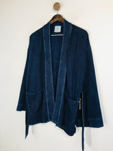 Load image into Gallery viewer, Indigo Unique Women's Wrap Denim Jacket | S UK8 | Blue
