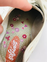 Load image into Gallery viewer, Softinos Women’s Lace Up Plimsoll Trainer | UK5 | Cream